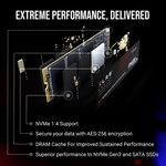 PNY XLR8 CS3140 M.2 NVMe Gen4x4 (7,500 MB/s  5,650 MB/s) - 1TB