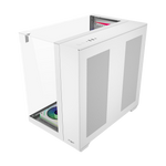 FSP M541 With 7 ARGB Fans Mid Tower Case - White
