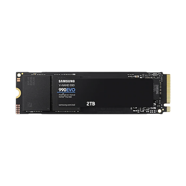 SAMSUNG 990 EVO SSD 2TB, PCIe Gen 4x4, Gen 5x2 (R- 5,000MB/s, W-4200MB/s)