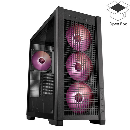 Asus TUF Gaming GT302 ARGB E-ATX Mid Tower Gaming Case - Black - Open Box