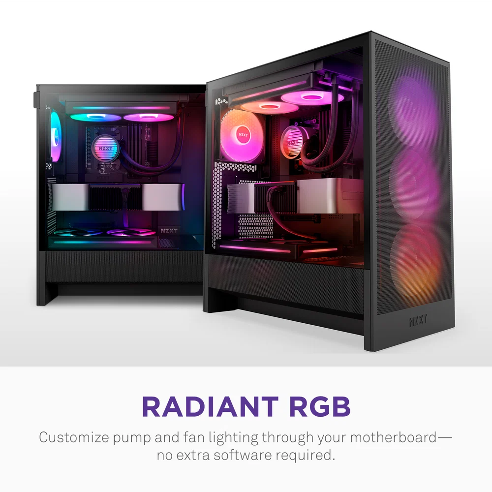 NZXT Kraken Core 360 RGB 360mm AIO Liquid Cooler - Black