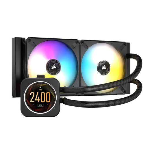 CORSAIR iCUE H100i Elite LCD Display Liquid CPU Cooler