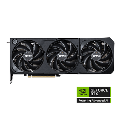 MSI NVIDIA GEFORCE RTX 5070 SHADOW 3X OC 12GB GDDR7 DLSS 4 Graphics Card - Black