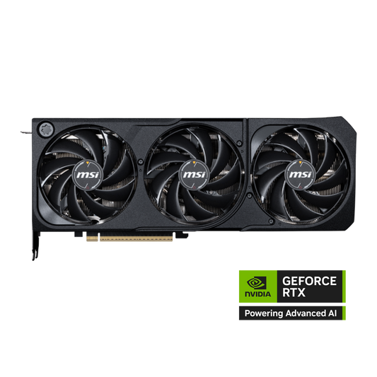 MSI NVIDIA GEFORCE RTX 5070 SHADOW 3X OC 12GB GDDR7 DLSS 4 Graphics Card - Black