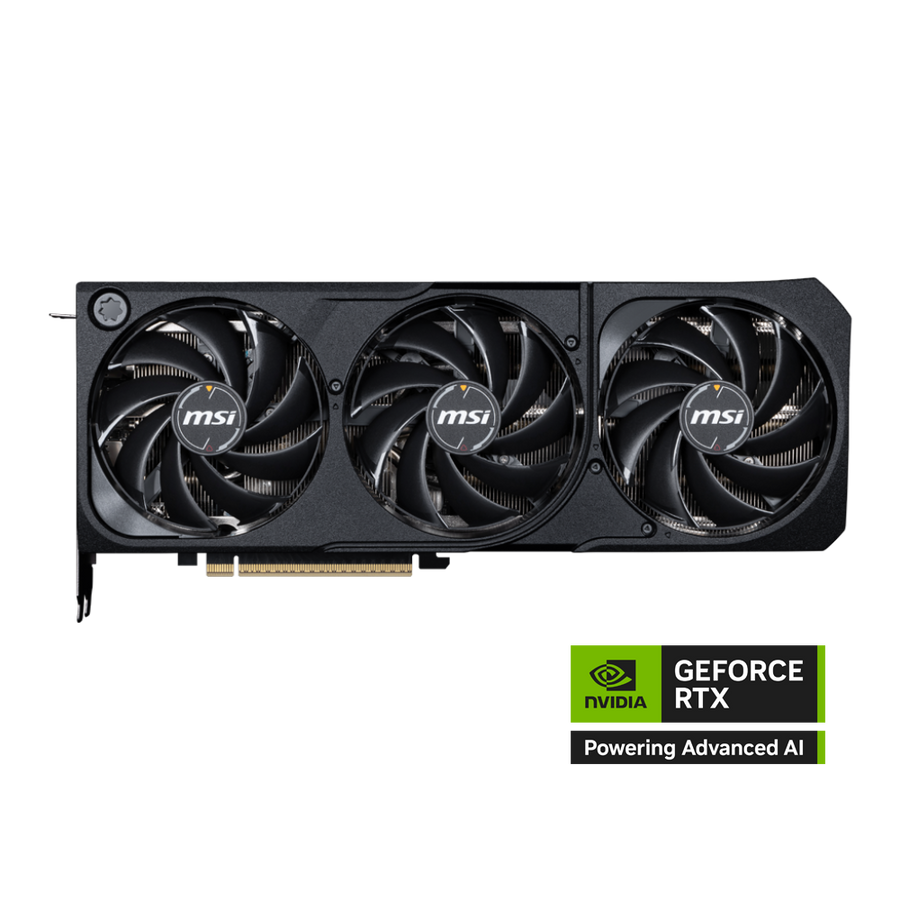 MSI NVIDIA GEFORCE RTX 5070 SHADOW 3X OC 12GB GDDR7 DLSS 4 Graphics Card - Black