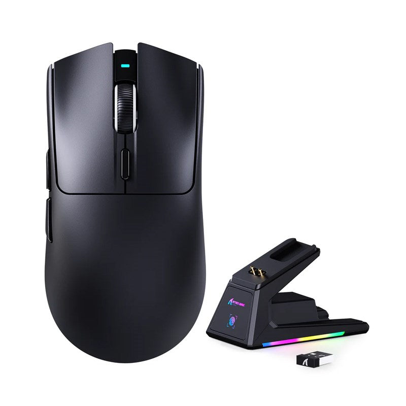 ATTACK SHARK X1 Tri-Mode Gaming Mouse With Touchpad RGB Charging Dock PAW3395PRO Sensor
