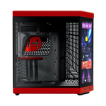 HYTE Y70 TOUCH INFINITE 14.5 Inch Integrated IPS Touchscreen ATX Case - Black Cherry