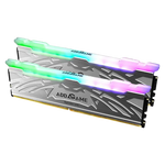 ADDLINK 16GB(32GB Kit) DDR5 6400MT/s CL38 RGB Unbuffered DIMM 288Pin With Heatsink (Silver)