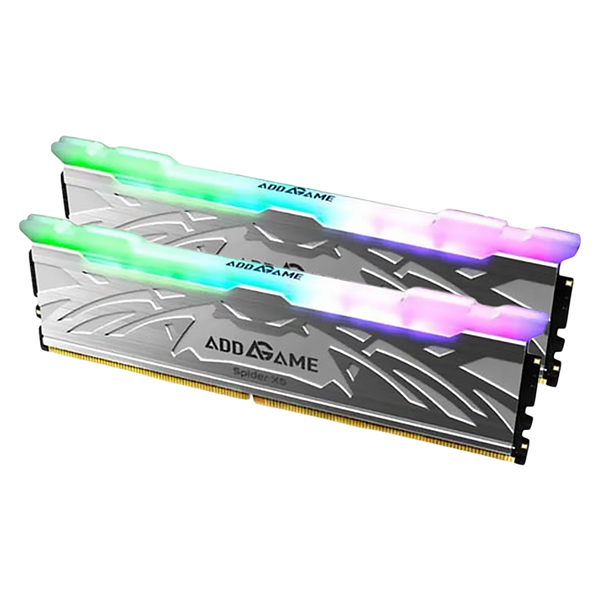 ADDLINK 16GB(32GB Kit) DDR5 6400MT/s CL38 RGB Unbuffered DIMM 288Pin With Heatsink (Silver)