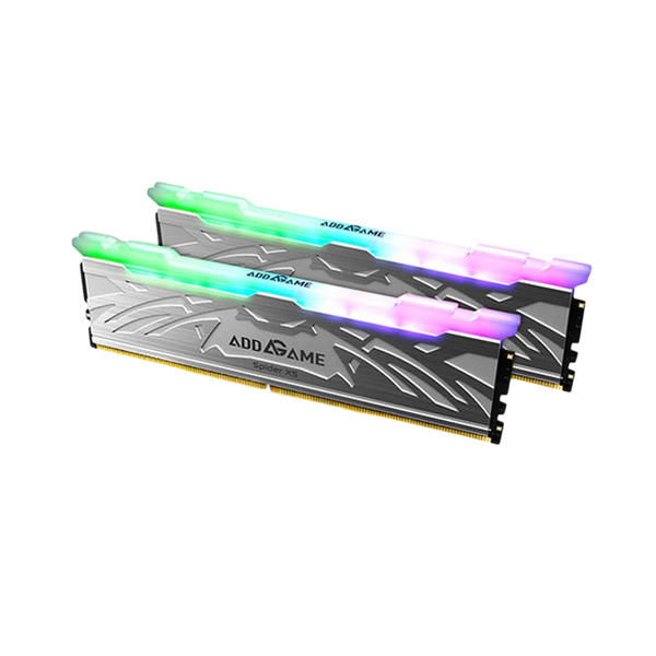Addlink 16GBx2(32GB Kit) DDR5 6000MT/s CL38 RGB Unbuffered DIMM 288Pin With Heatsink (Silver)