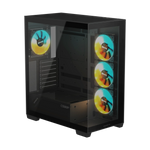 GIGABYTE C500 PANORAMIC STEALTH Mid Tower Case - Black
