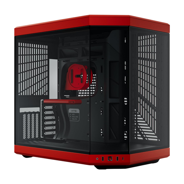 HYTE Y70 Standard Edition Case Without Fans - Black/Red