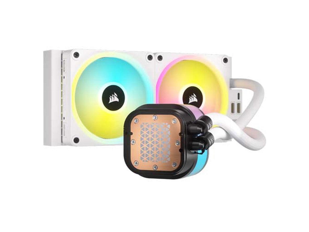 Corsair iCUE Link H100i RGB - 240Mm AIO CPU Liquid Cooler - White