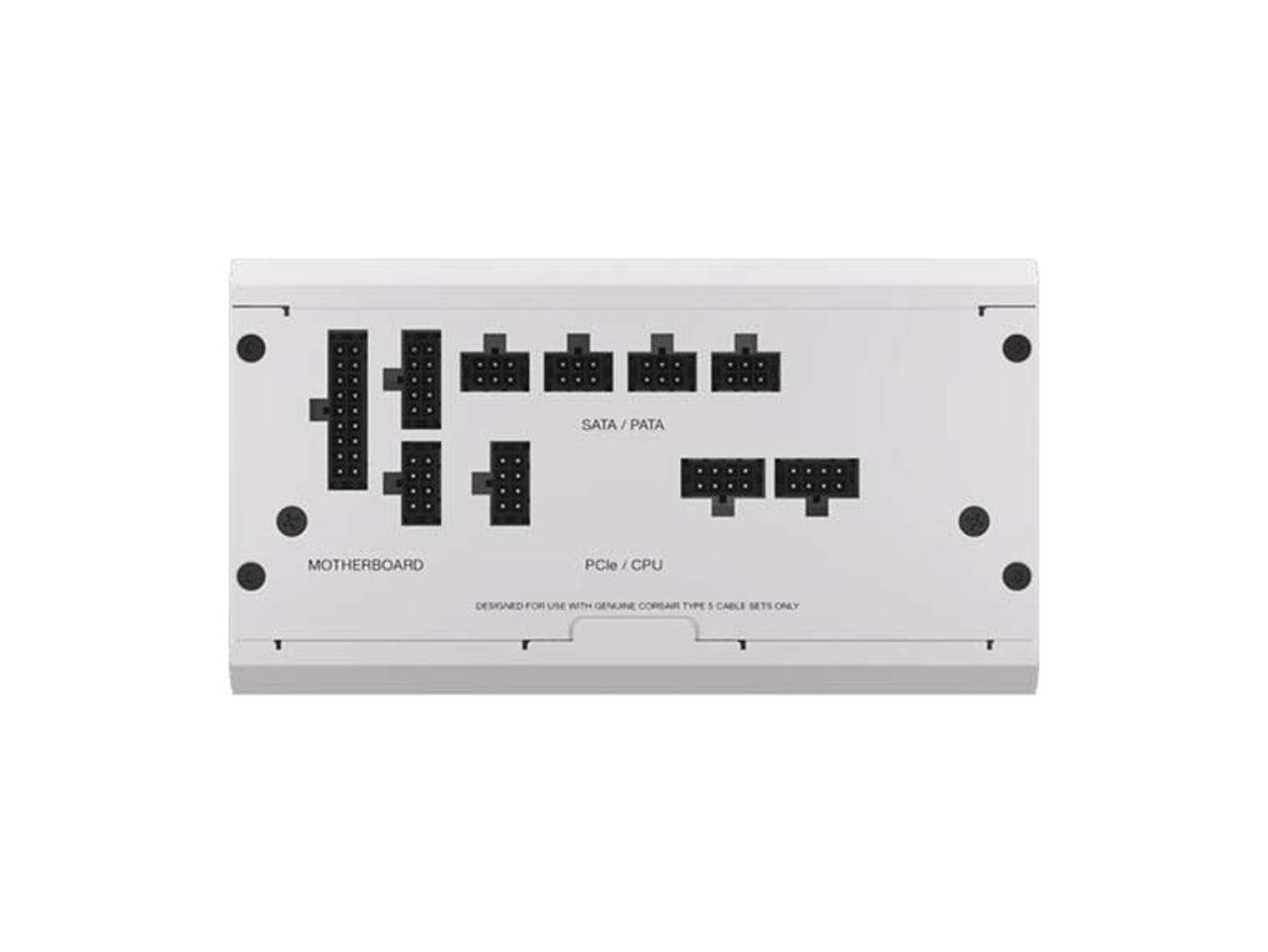 Corsair RM750x Shift - 750W 80 Plus Gold Fully Modular Gen 5 ATX Power Supply Unit - White (UK)