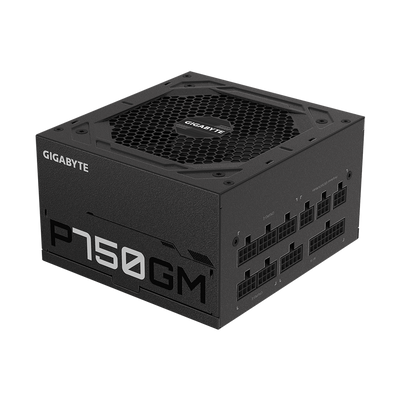 GIGABYTE GP750GM GOLD 750W Fully Modular Power Supply - Black