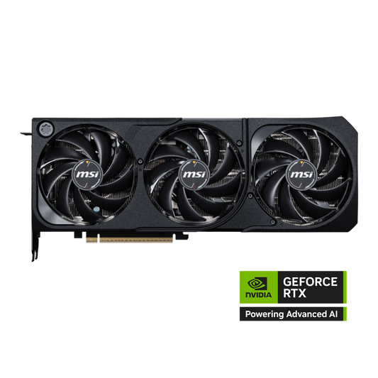 MSI Nvidia GeForce RTX 5070 Ti 16GB SHADOW 3X OC Graphics Card - Black