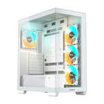 GIGABYTE C500 PANORAMIC STEALTH ICE Mid Tower Case - White