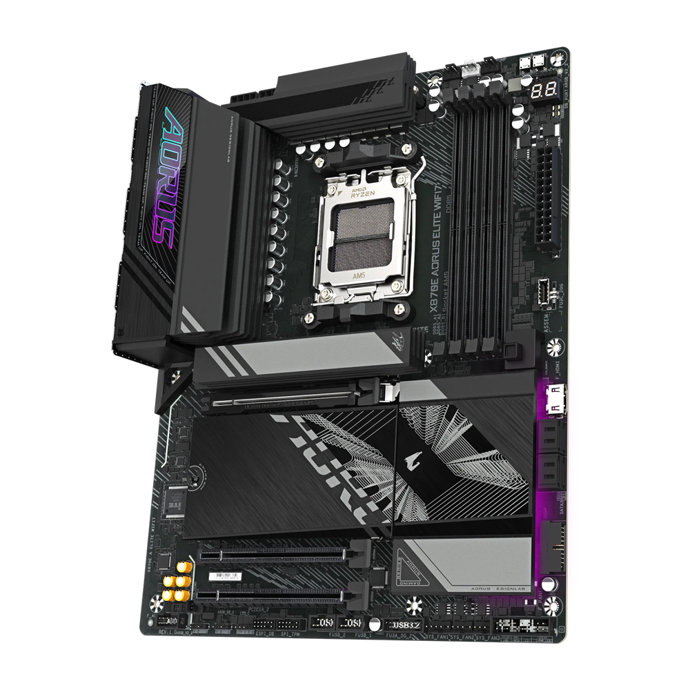 GIGABYTE X870E A ELITE WIFI7 DDR5 Motherboard - Black
