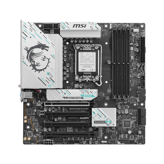 MSI B860M GAMING PLUS WIFI DDR5 Motherboard - Black