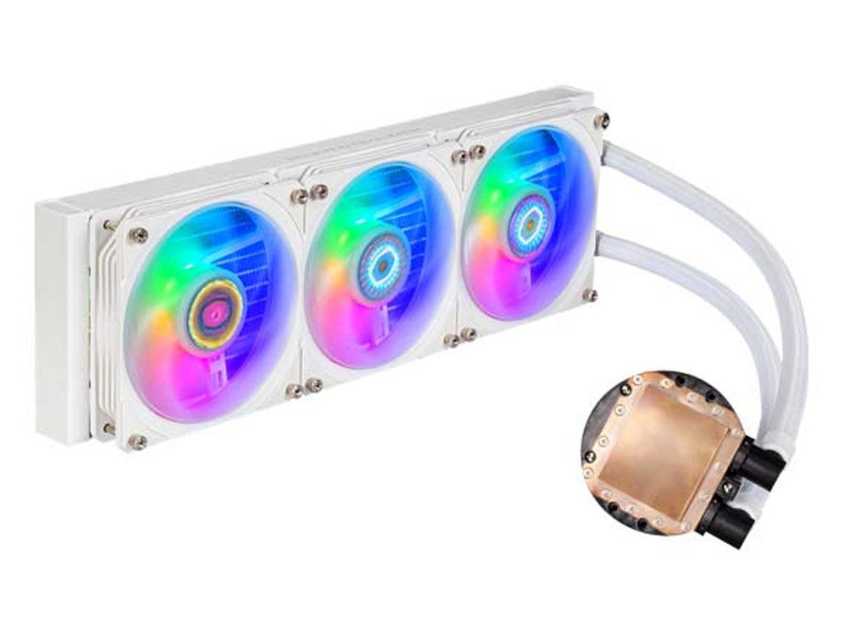Cooler Master PL360 Flux ARGB CPU Liquid Cooler - White