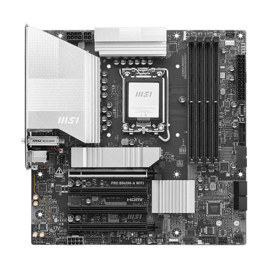 MSI PRO B860M-A WIFI DDR5 Motherboard - Black