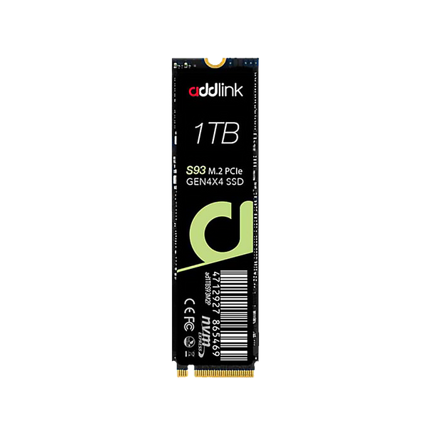 ADDLINK M.2 2280 PCIe GEN4X4 NVMe 1.4 (Up to R:7200 , W:6100) - 1TB