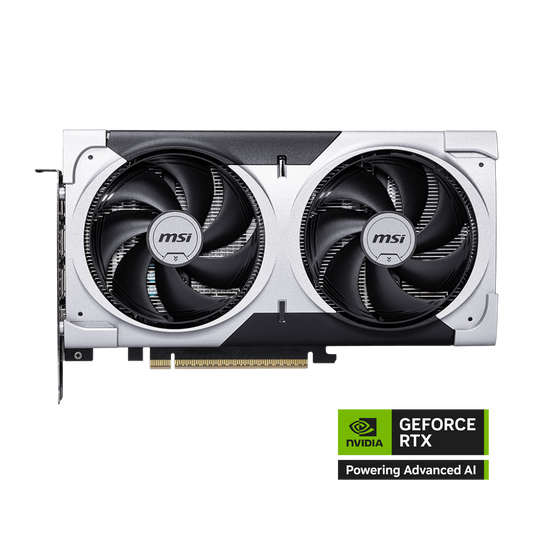 MSI Nvidia GeForce RTX 5060 Ti 8GB VENTUS 2X OC PLUS Graphics Card - Black