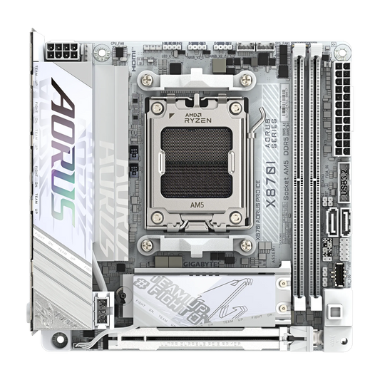 GIGABYTE X870I AORUS PRO ICE DDR5 Motherboard - White