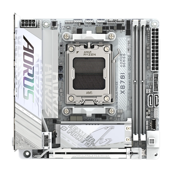 GIGABYTE X870I AORUS PRO ICE DDR5 Motherboard - White