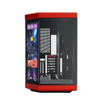 HYTE Y70 TOUCH INFINITE 14.5 Inch Integrated IPS Touchscreen ATX Case - Black Cherry