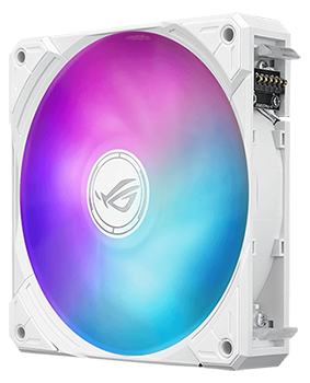 Asus ROG RYUO IV SLC 360 ARGB Liquid CPU Cooler with 6.67" Curved 2K AMOLED Display - White