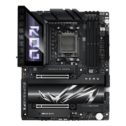 ASUS ROG CROSSHAIR X870E HERO AM5 DDR5 ATX Motherboard - Black