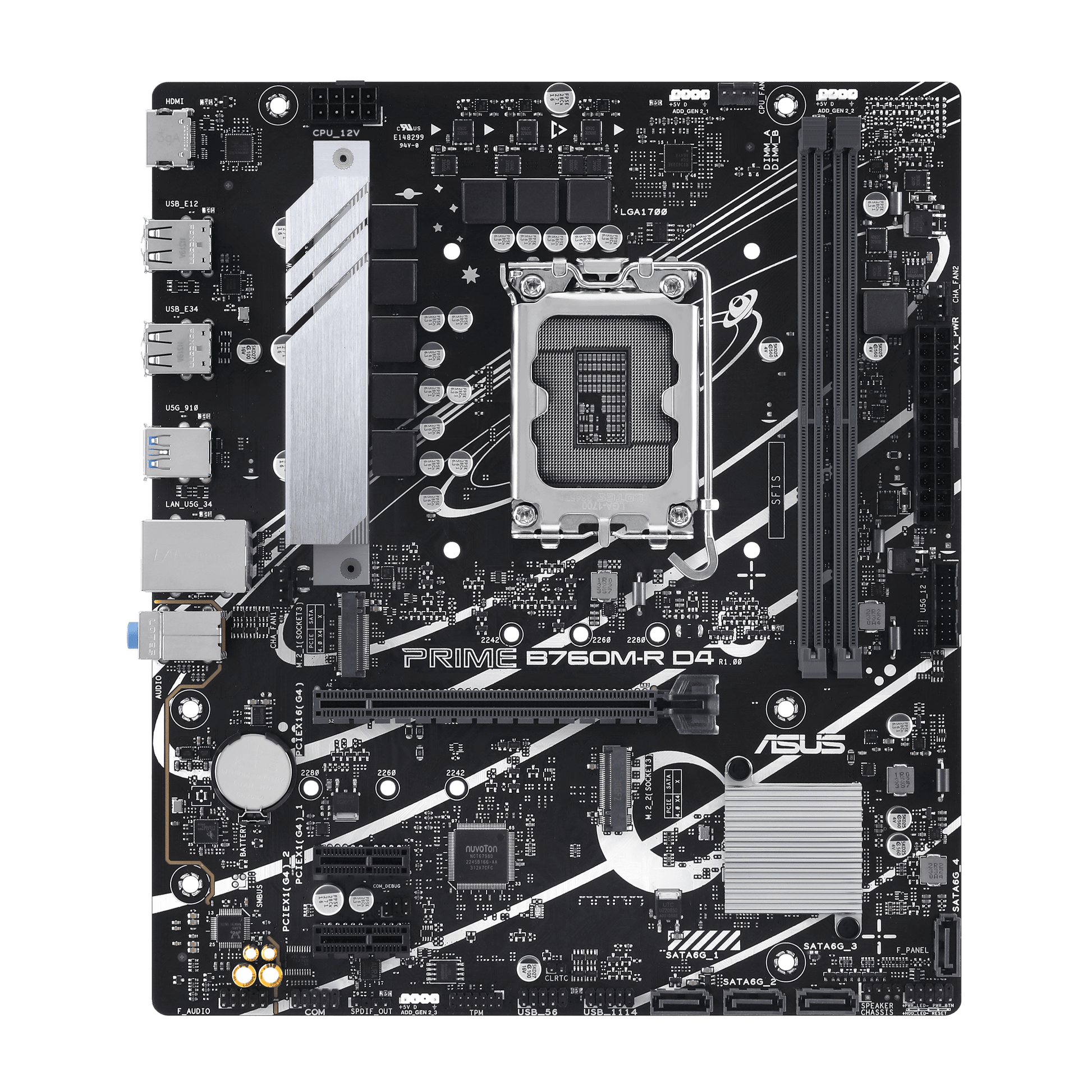 Asus Intel Prime B760M-R D4 MotherBoard