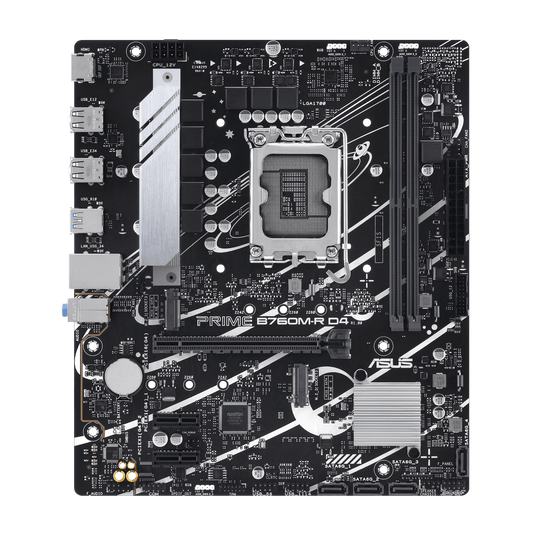 Asus Intel Prime B760M-R D4 MotherBoard